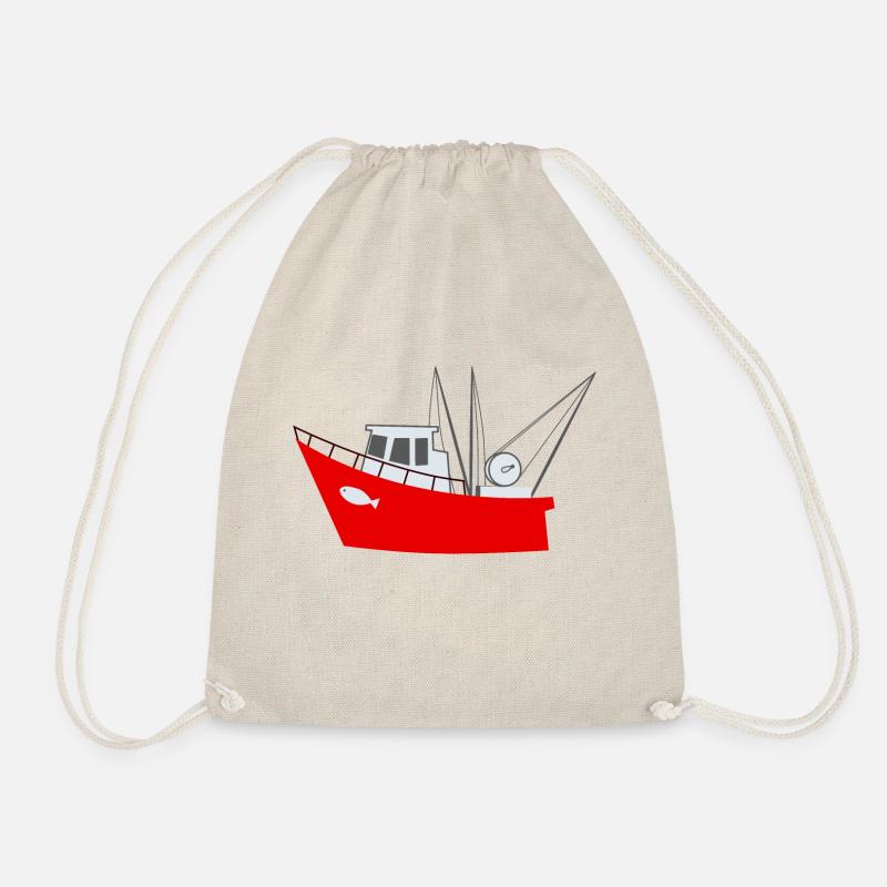 Fishing boat - Sea - Boat - Drawstring Bag - nature