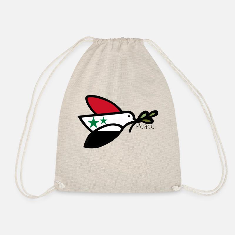 Peace in Syria - Drawstring Bag - nature