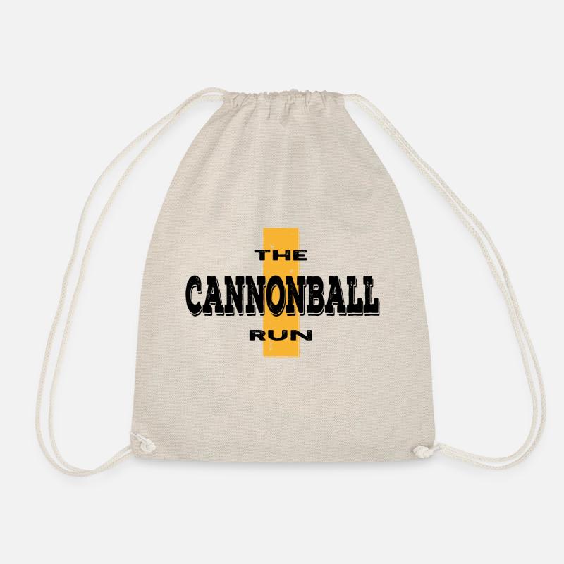 The Cannonball Run - Drawstring Bag - nature