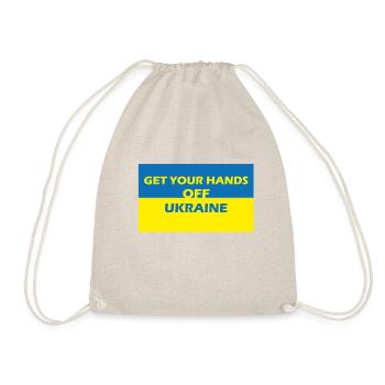 Ukraine Get your hands off Ukraine - Drawstring Bag - nature - Front