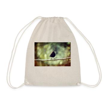 Le merle noir - Sac de sport léger - nature - Devant