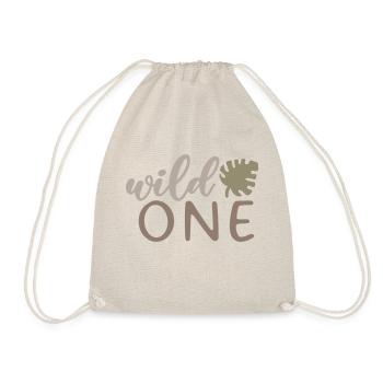 wild one - Baby Design - Turnbeutel - Natur - Vorne