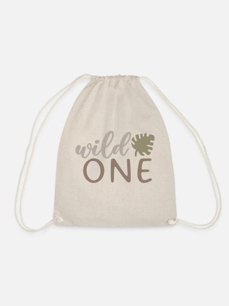 wild one - Baby Design - Turnbeutel - Natur
