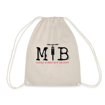 MTB MOUNTAIN BIKE DOWNHILL BICYCLE BREAK BONES NOT - Drawstring Bag - nature - Front