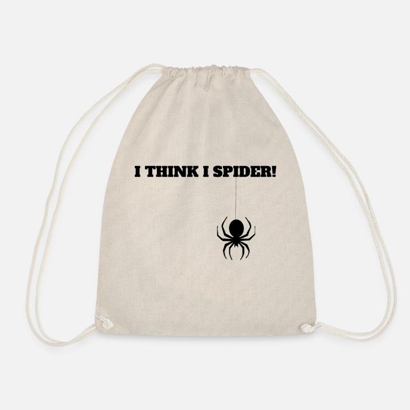 I Think I Spider - Turnbeutel - Natur