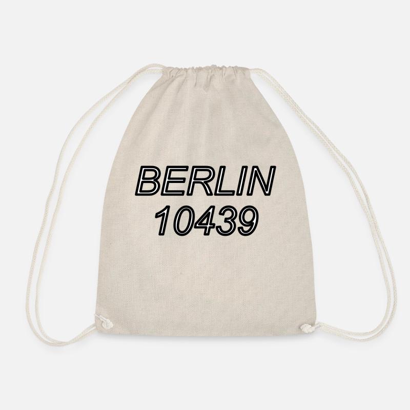 BERLIN 10439 / PRENZLAUERBERG - Drawstring Bag - nature