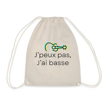 J'peux pas j'ai basse - Sac de sport léger - nature - Devant