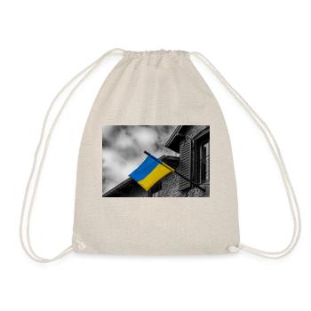 Flagge Ukraine - Turnbeutel - Natur - Vorne
