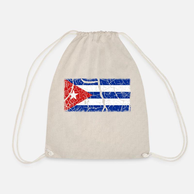 Cuba Vintage - Drawstring Bag - nature