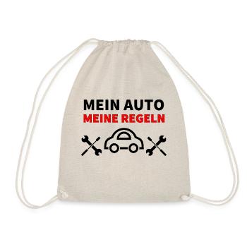Auto - Turnbeutel - Natur - Vorne