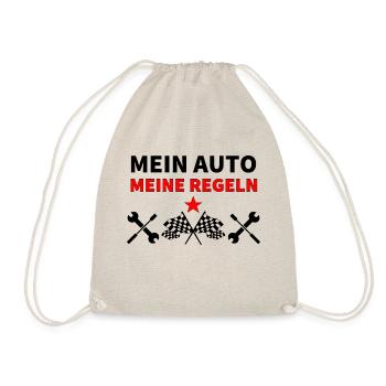 Auto - Turnbeutel - Natur - Vorne