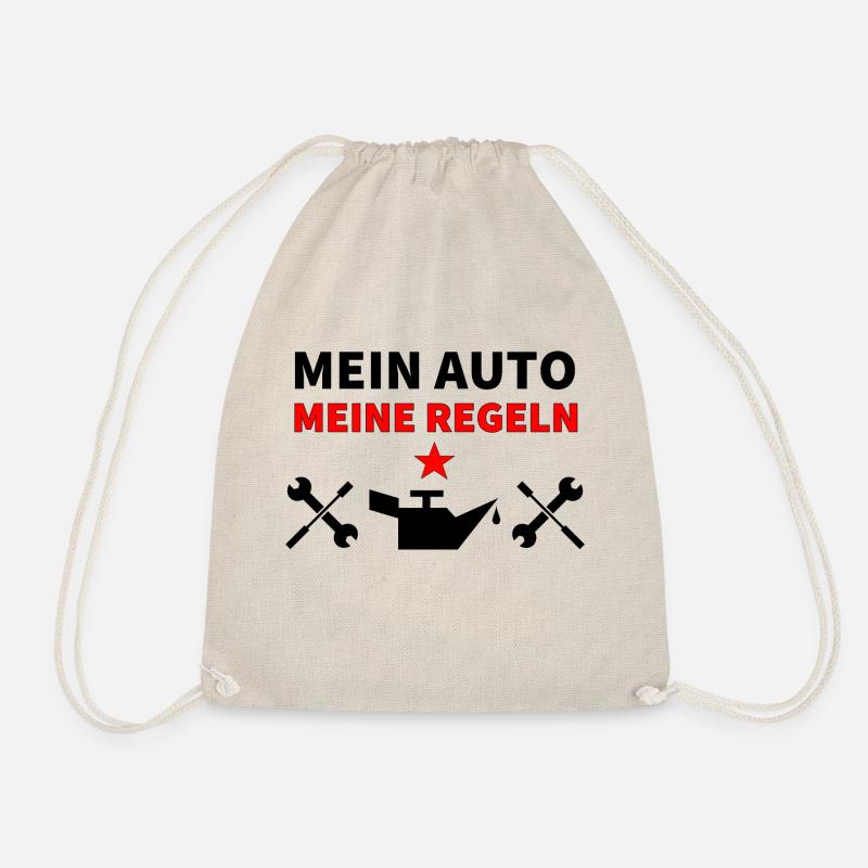 Auto - Turnbeutel - Natur