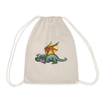 Dragon vert Rigolo - Sac de sport léger - nature - Devant
