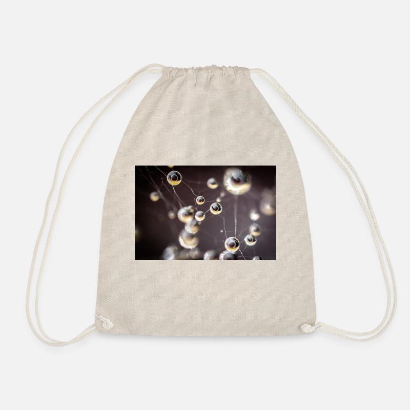 Droplets - Drawstring Bag - nature