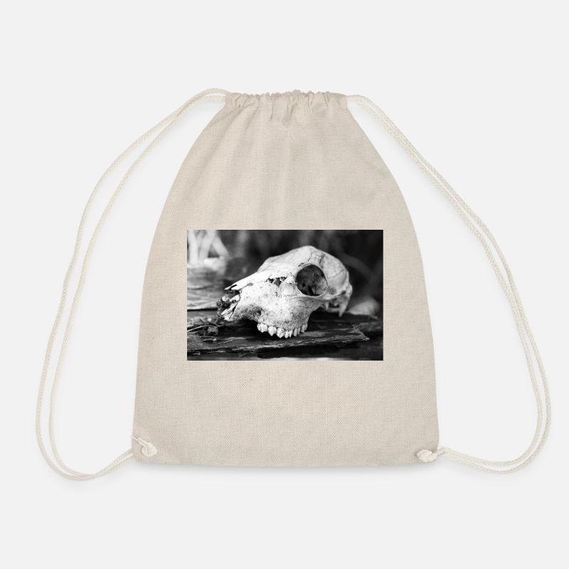 Skull - Turnbeutel - Natur