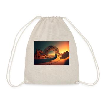 desert trip by daniel costa 3 - Drawstring Bag - nature - Front