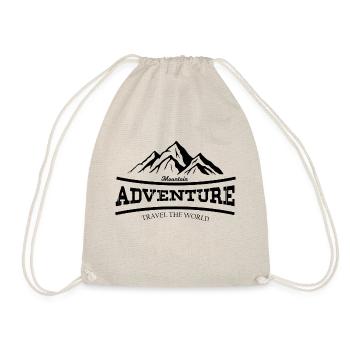 Adventure Travel Hiking Mountain - Drawstring Bag - nature - Front