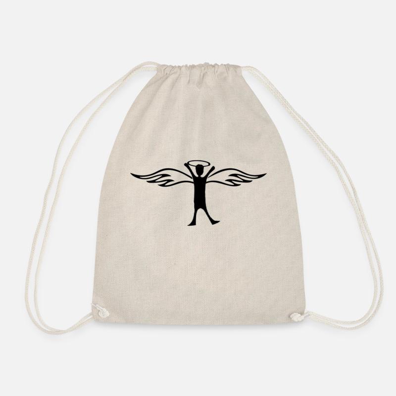Angel - Drawstring Bag - nature