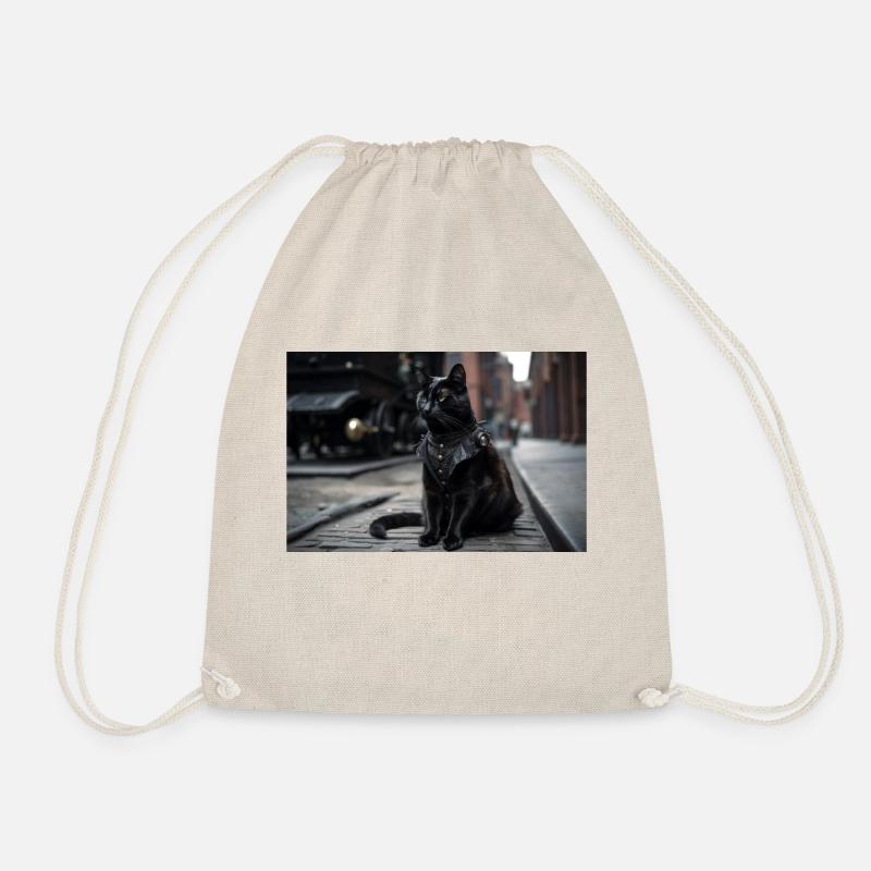Chat noir4 - Sac de sport léger - nature