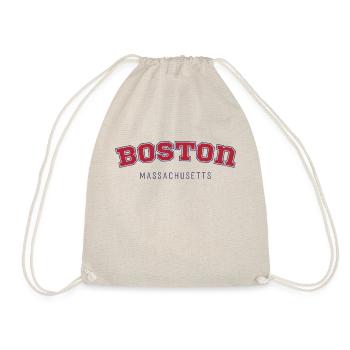Boston Massachusetts - Drawstring Bag - nature - Front
