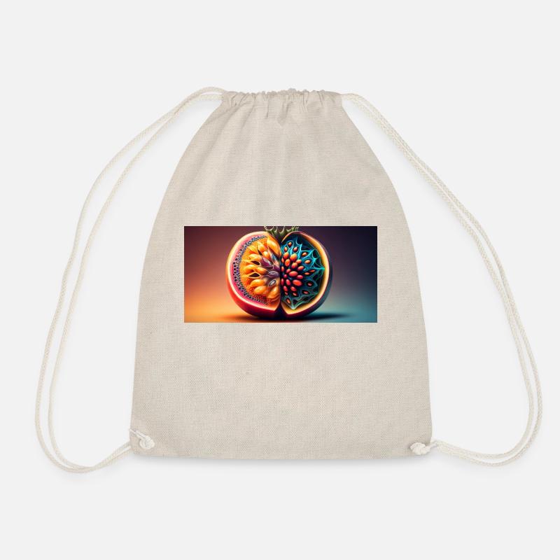 futuristic fruit - Drawstring Bag - nature
