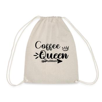 Reine du café - Sac de sport léger - nature - Devant