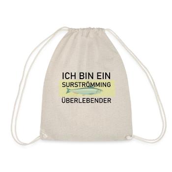 Surströmming Challenge Stinkefisch Kotzfisch - Turnbeutel - Natur - Vorne