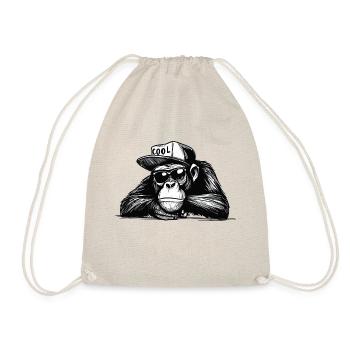 Chilled Mr Cool: Casual look with sunglasses - Drawstring Bag - nature - Front