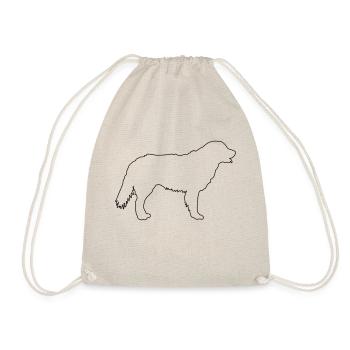 Golden Rertriever Contours 1 - Drawstring Bag - nature - Front