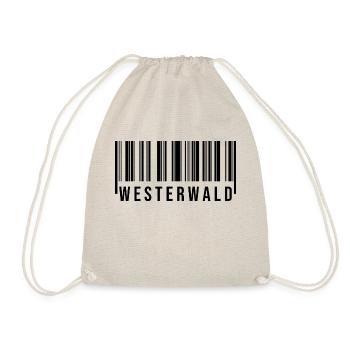 Westerwald Strichcode - Turnbeutel - Natur - Vorne