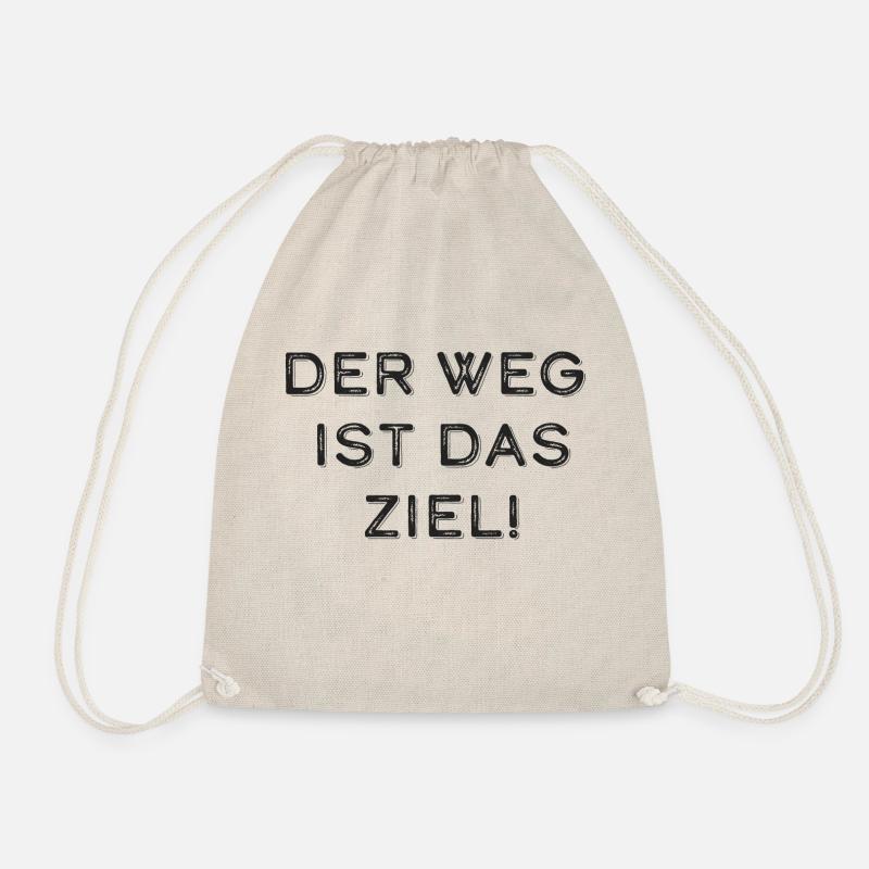 Der Weg ist das Ziel! - Turnbeutel - Natur