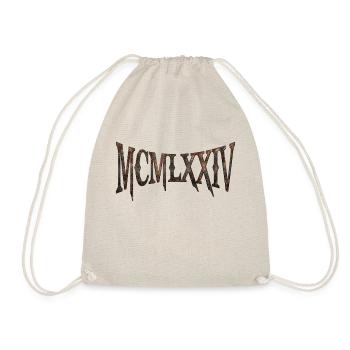 MCMLXXIV 1974 50th Birthday B-Day Birthday Gift - Drawstring Bag - nature - Front