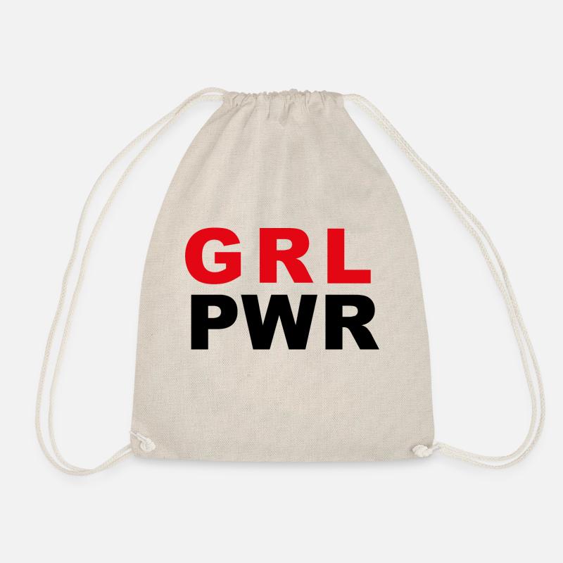 GRL PWR - Turnbeutel - Natur