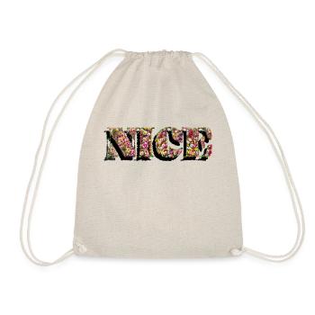 Nice - Drawstring Bag - nature - Front