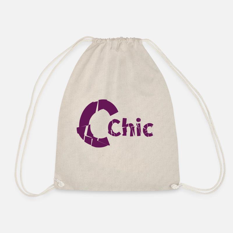 Chic - Drawstring Bag - nature