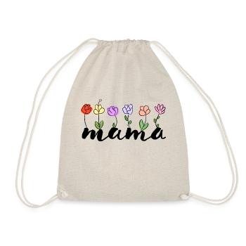 Mom - Flowers Mother's Day Mom - Drawstring Bag - nature - Front