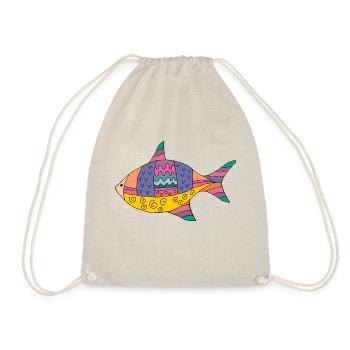 Poisson - Sac de sport léger - nature - Devant
