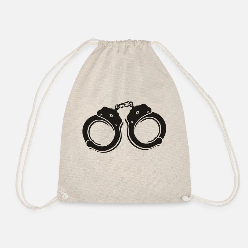 handcuffed - Drawstring Bag - nature