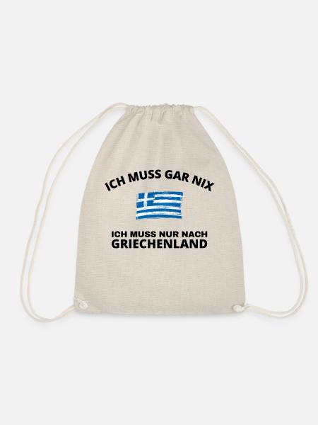 Griechenland lustiger Spruch - Turnbeutel - Natur