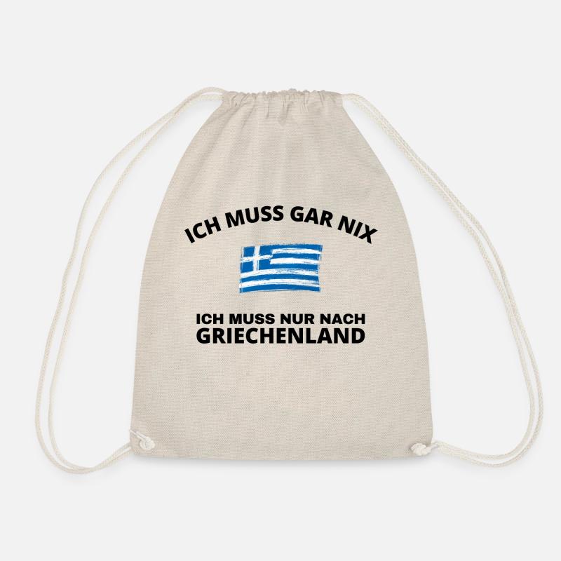 Griechenland lustiger Spruch - Turnbeutel - Natur