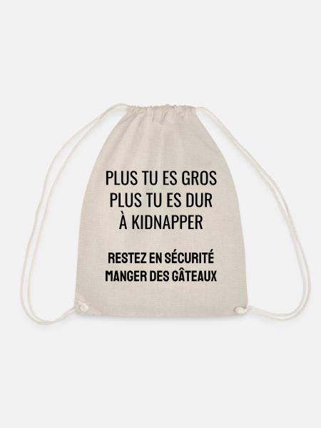 plus tu es gros - Sac de sport léger - nature