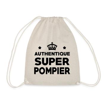 Authentique Super Pompier - Sac de sport léger - nature - Devant