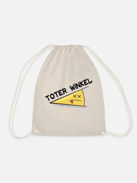 Toter Winkel Wortwitz T-Shirt - Turnbeutel - Natur