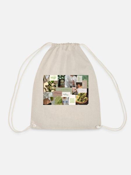 motivierend inspirierend moodboard grün - Turnbeutel - Natur