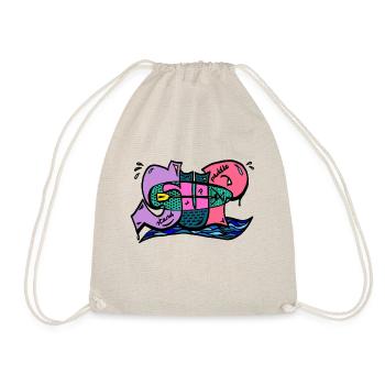 Sup - Drawstring Bag - nature - Front