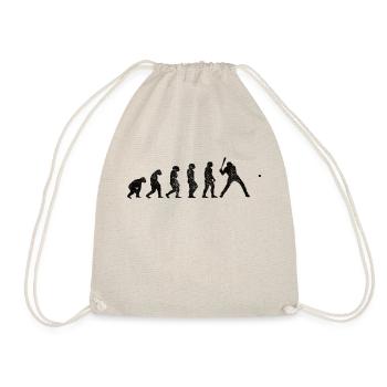 Baseballliebhaber Baseball Geschenk Baseballspiel - Turnbeutel - Natur - Vorne