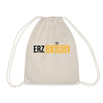 Erzgebirge Bergbau Logo - Turnbeutel - Natur - Vorne