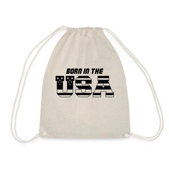 usa born in the 1 - Turnbeutel - Natur - Vorne