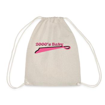Year 2000 baby - Drawstring Bag - nature - Front