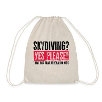 Conception de la fièvre de Sky Plunge. Cadeau d’adrénaline parfait - Sac de sport léger - nature - Devant